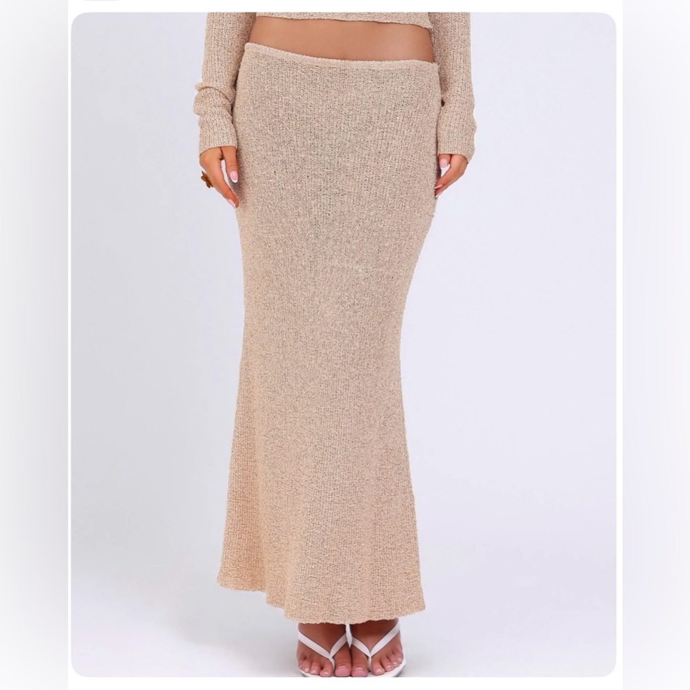 NWT tan tiger mist skirt size small
